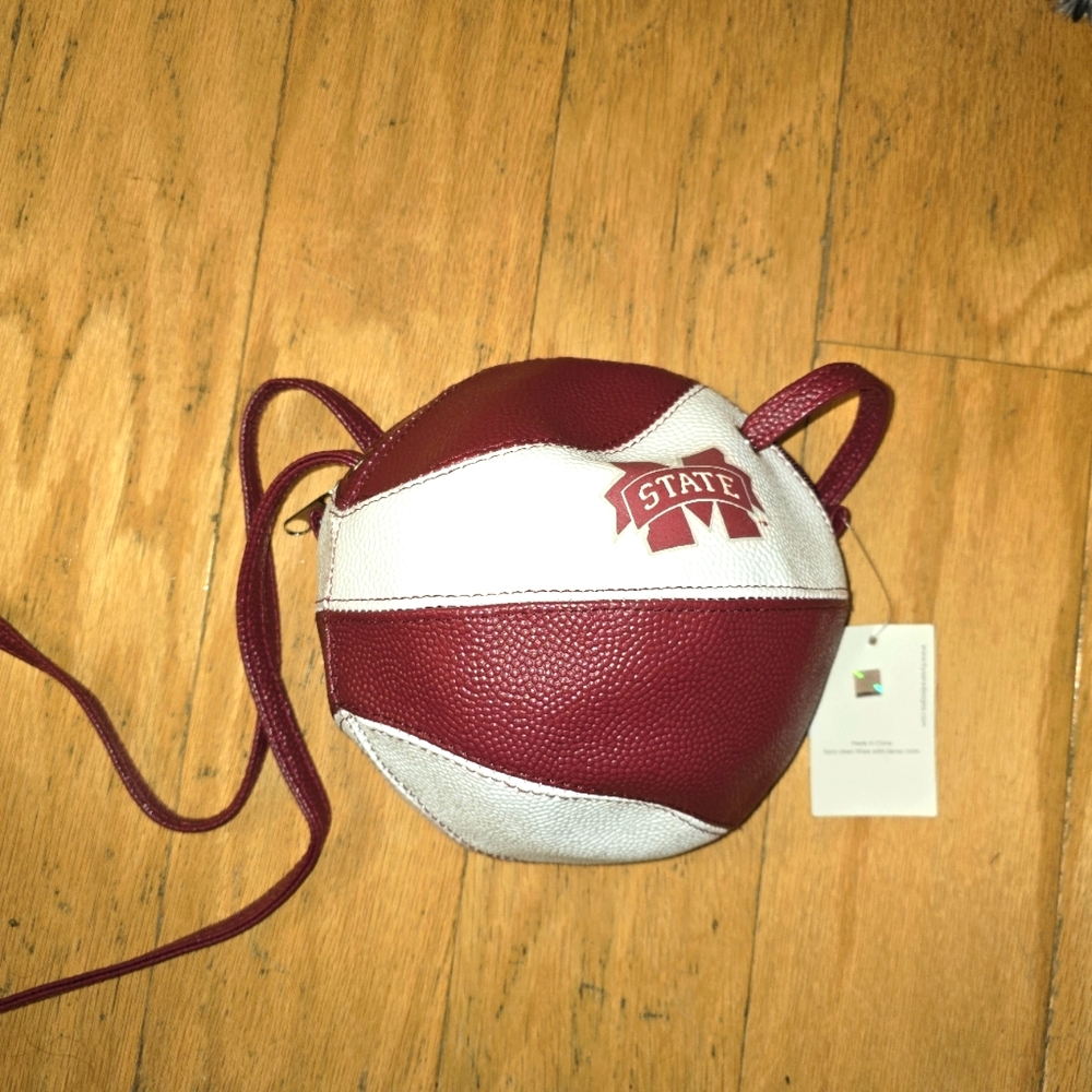 The pictured item is a Mississippi State Bulldogs Bloom Crossbody Purse. New